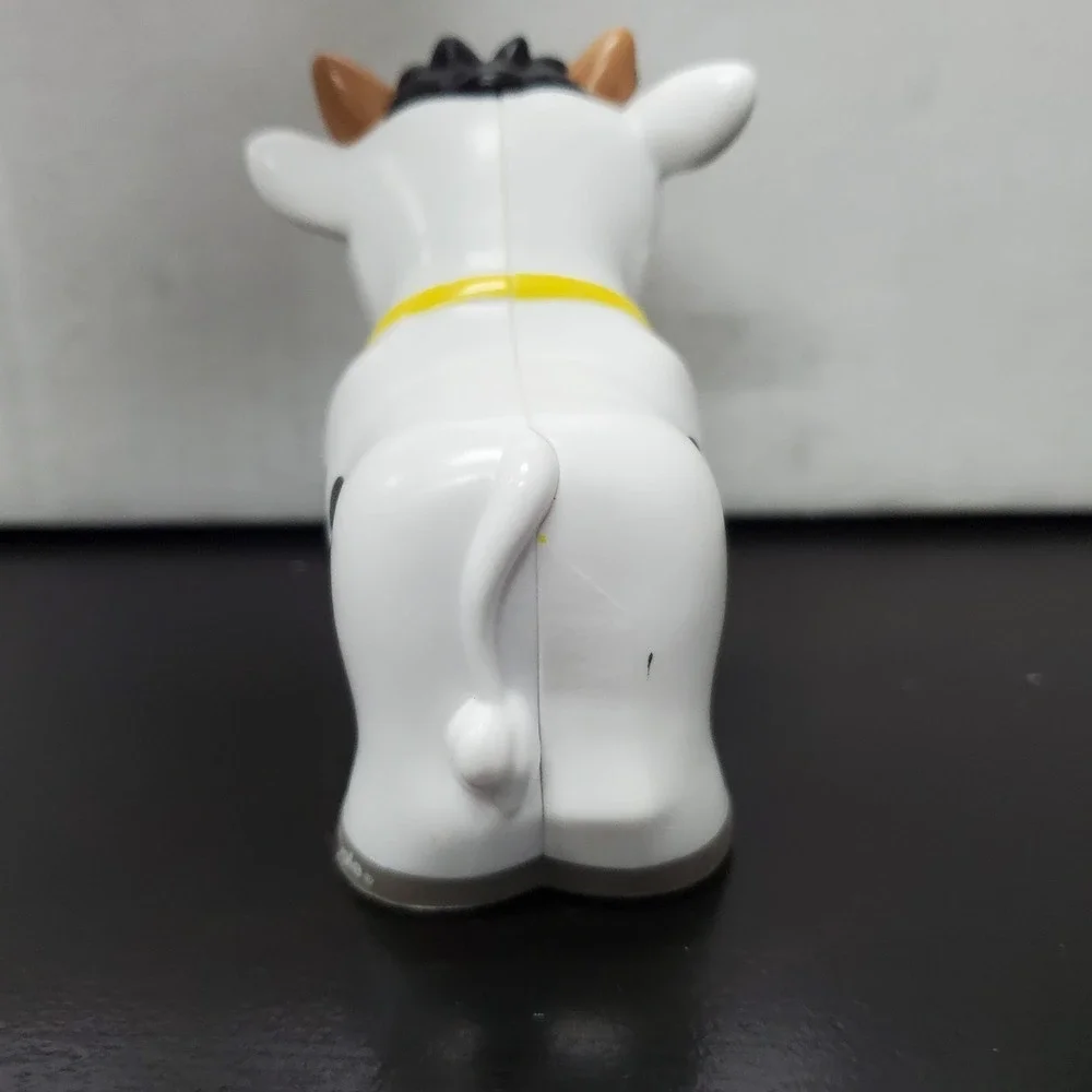 Fisher Price Little People Barn Farm Animal • Cow Bull • Figure Toy Replacement